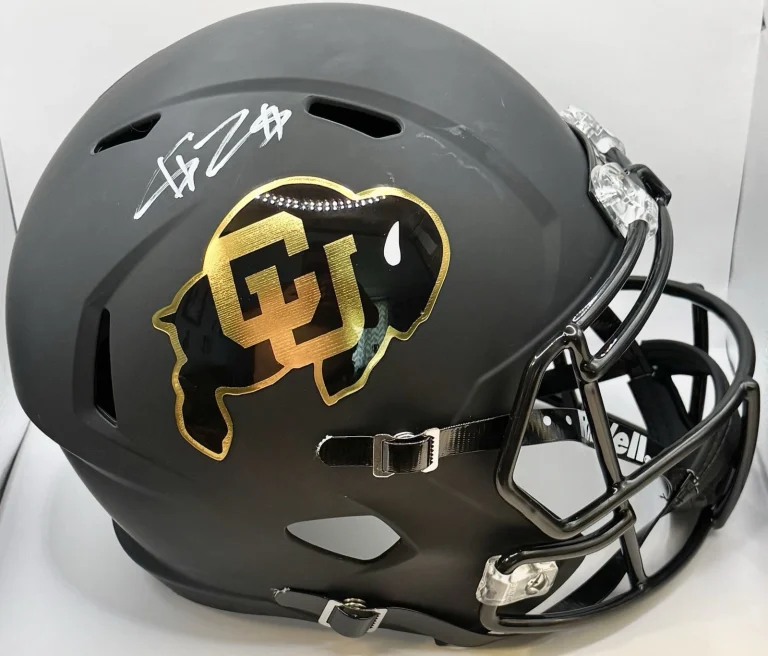 Shedeur Sanders Signed Autographed Colorado Buffaloes Full Size Helmet PSA/DNA