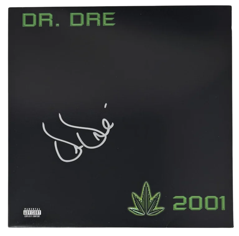 Dr. Dre Signed Autograph 2001 Vinyl Record Album LP NWA The Chronic Rap JSA COA