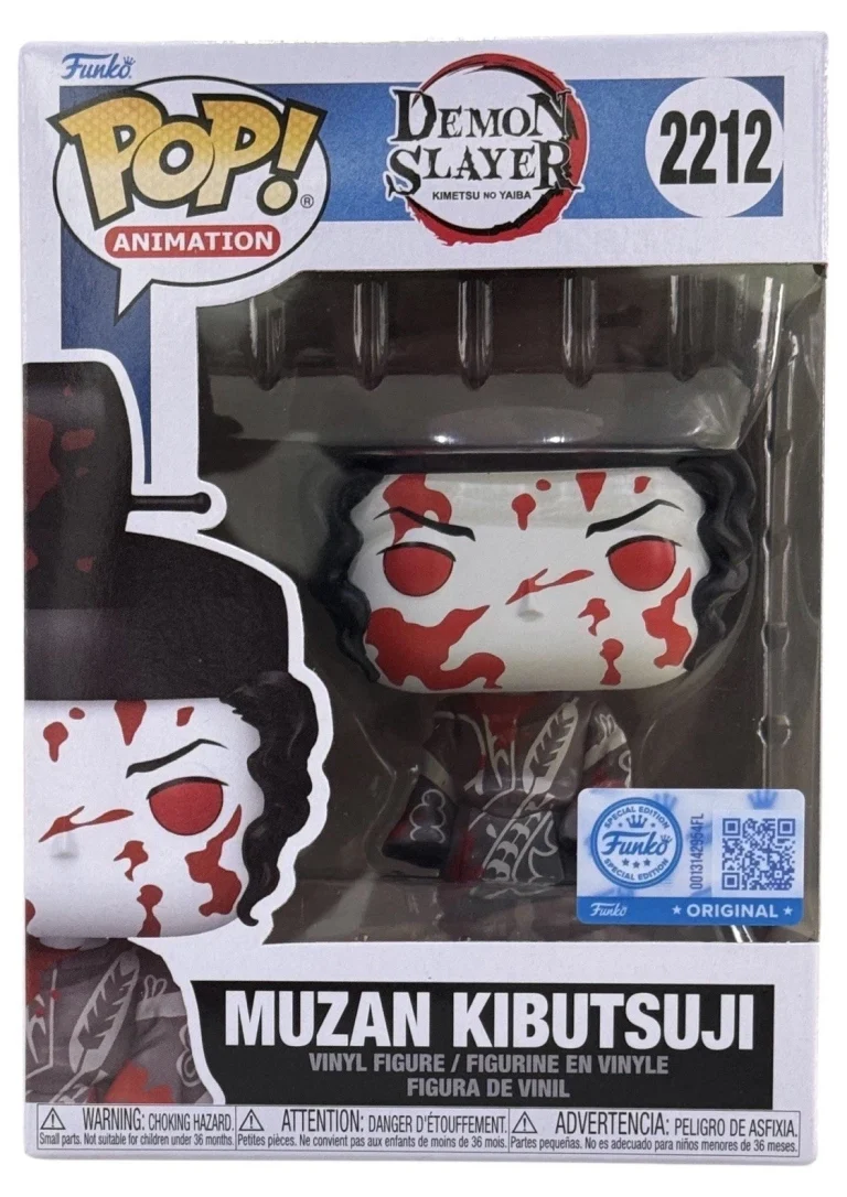 Funko Pop! Demon Slayer Muzan Kibutsuji (Bloody) #2212 Exclusive With Protector