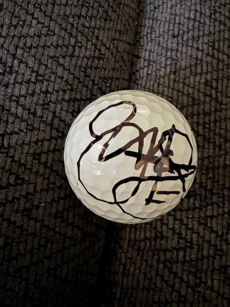Yuka Saso Signed Golf Ball Autographed LPGA