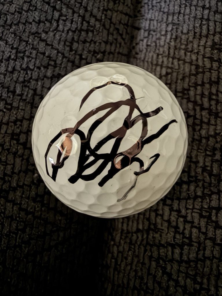 Rio Takeda Signed Golf Ball Autographed LPGA