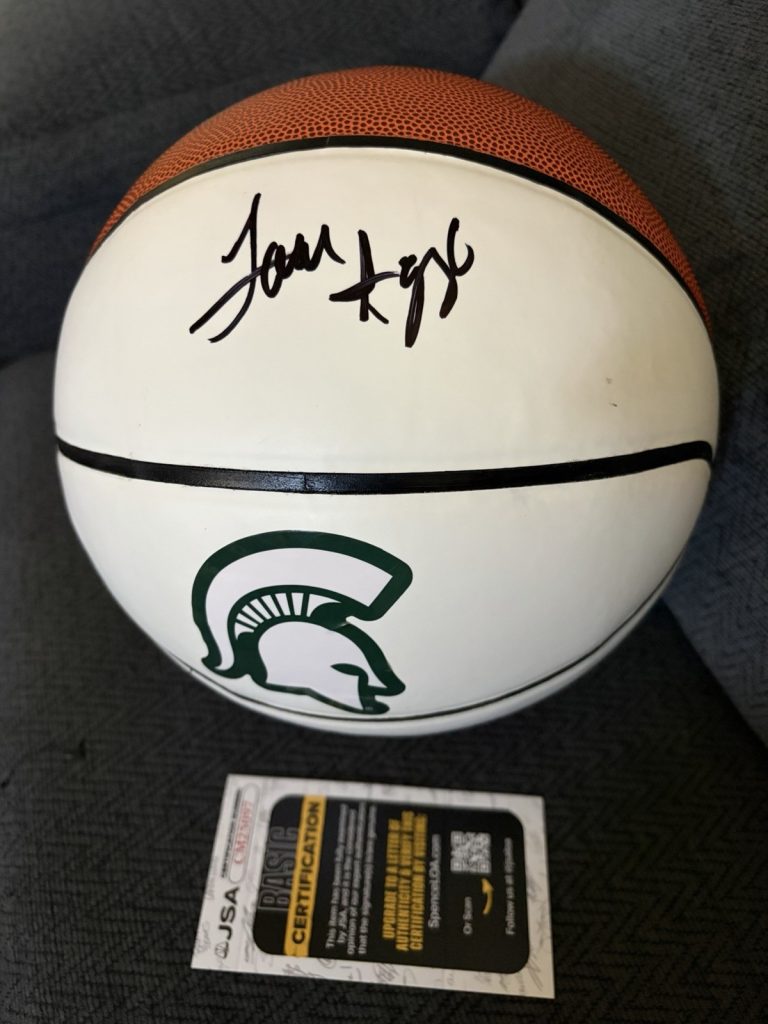 Tom Izzo Signed NCAA Basketball Autographed JSA COA Authentication MSU Spartans