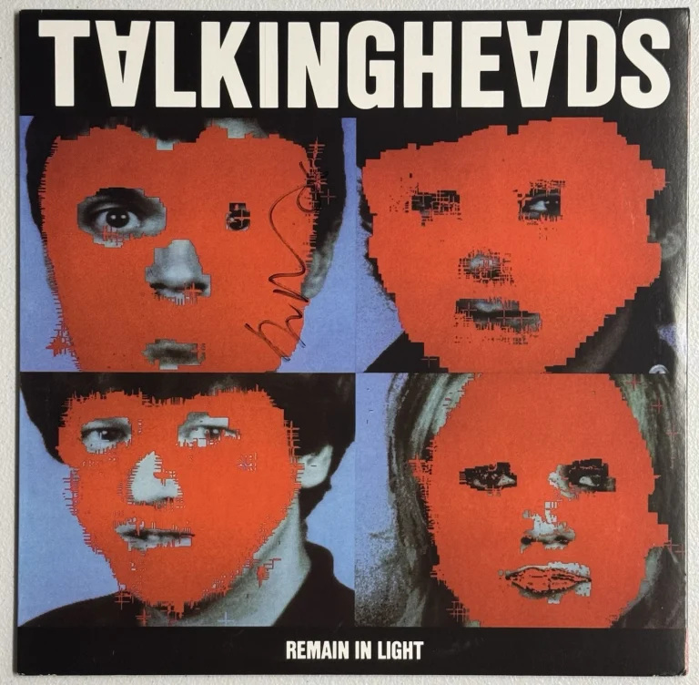 David Byrne Signed Autographed Talking Heads Remain In Light Vinyl PSA/DNA