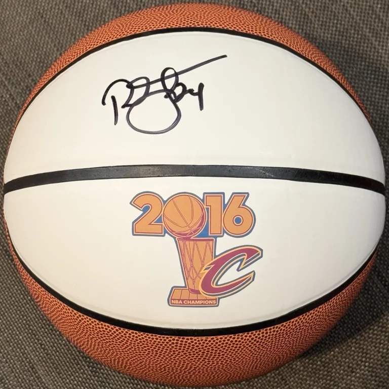 Richard Jefferson Signed Autographed 2016 Cavaliers Champs Logo Basketball JSA