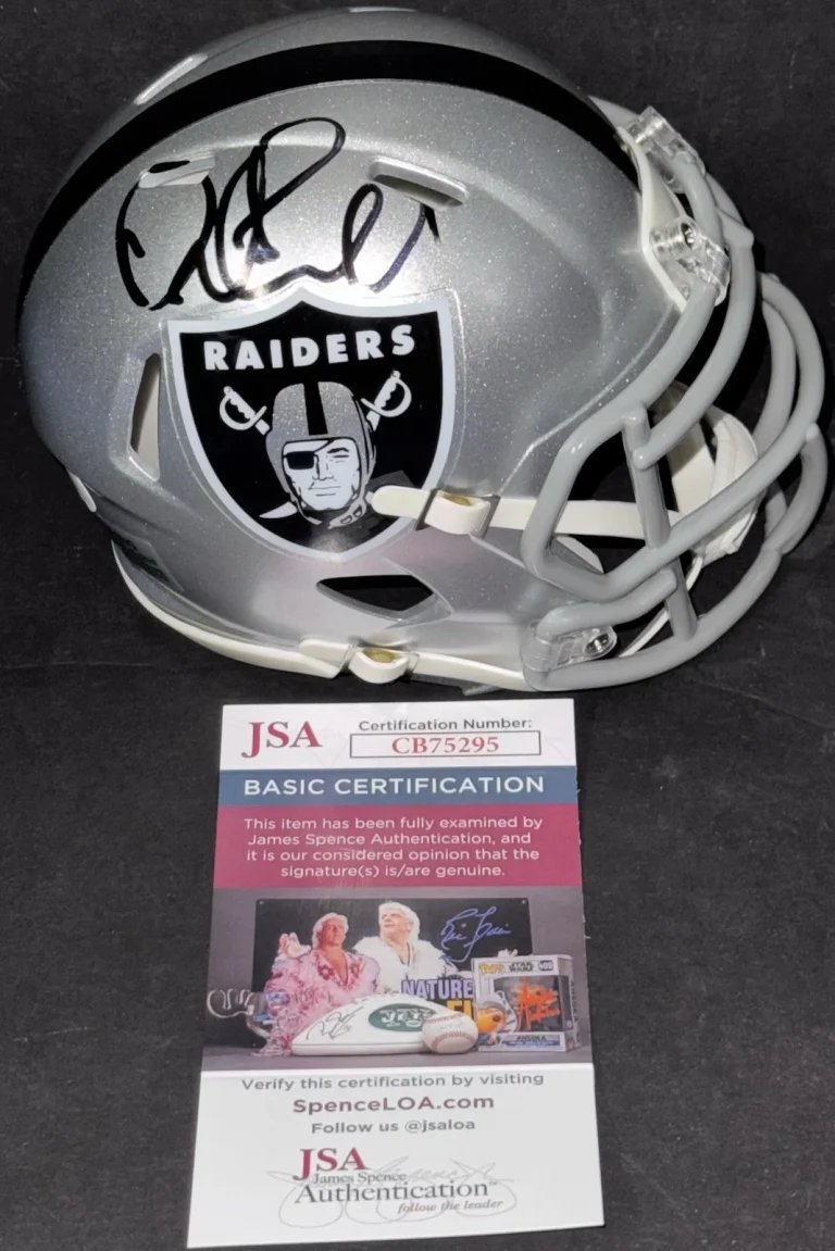 Pete Carroll Signed Autographed Las Vegas Raiders Mini Helmet JSA COA