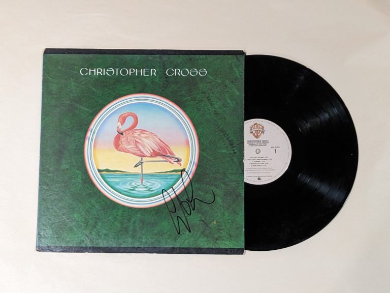 Christopher Cross REAL hand SIGNED Self-Titled Vinyl Record #2 COA Autographed