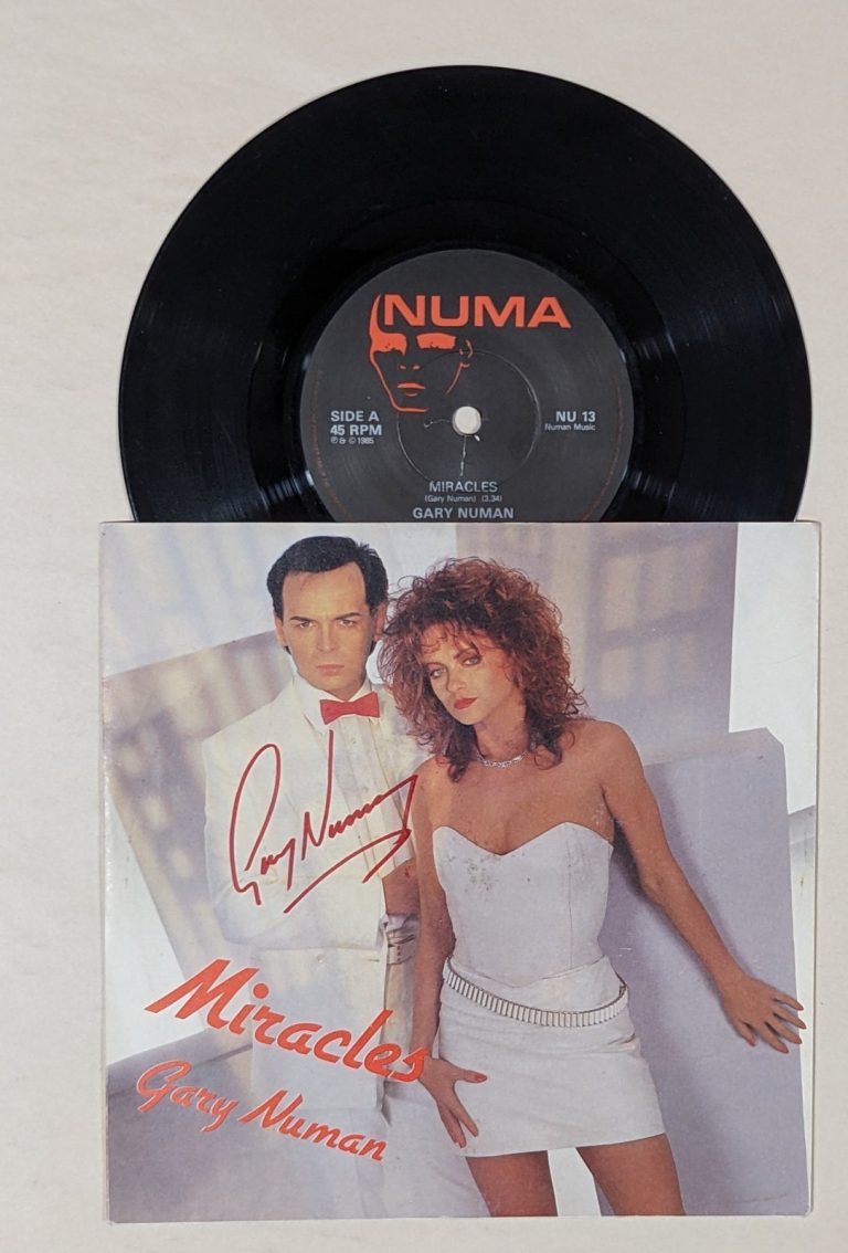 Gary Numan REAL hand SIGNED 7