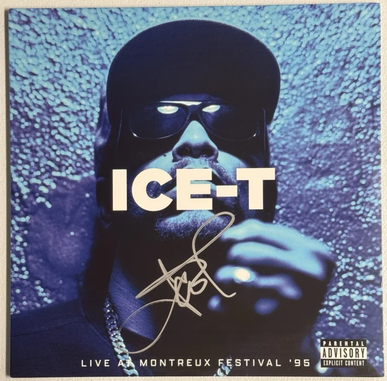 Ice T Signed Live At Montreaux 95 Album PSA/DNA COA  Autographed Vinyl Rsd