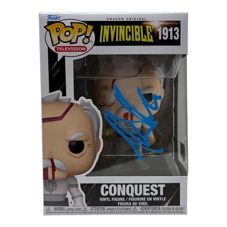 Jeffrey Dean Morgan Signed Invincible Conquest Funko Pop #1913 Autograph BAS COA