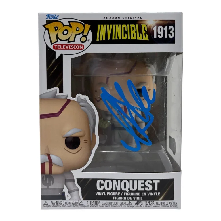 Jeffrey Dean Morgan Invincible Signed Autograph Conquest Funko Pop #1913 Beckett