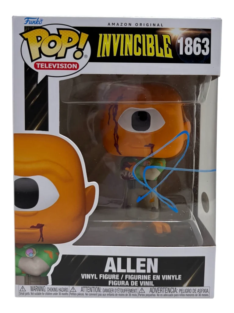 Seth Rogen Signed Invincible Allen The Alien Funko Pop #1863 Autograph ACOA COA