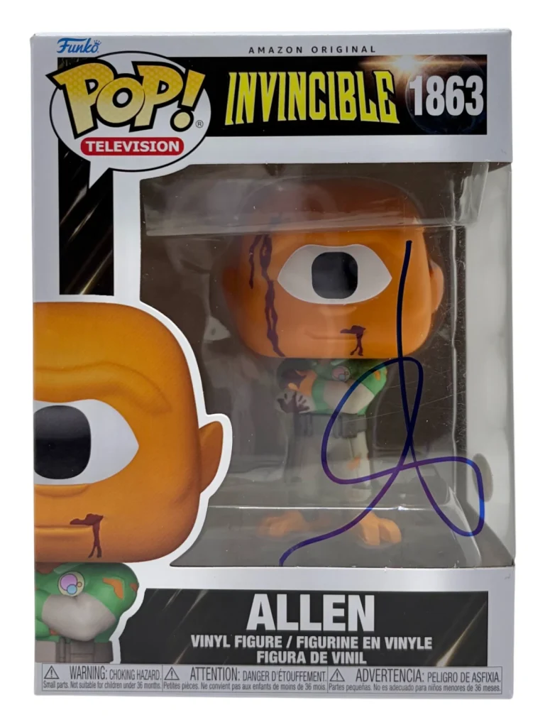 Seth Rogen Signed Invincible Allen The Alien Funko Pop #1863 Autograph ACOA COA