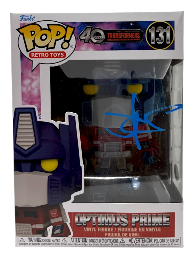 Shia LaBeouf Signed Transformers Optimus Prime Funko Pop #131 Autograph ACOA