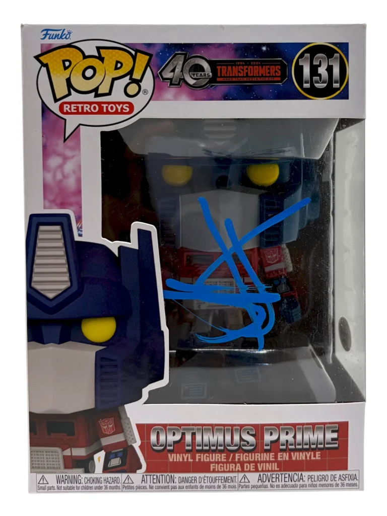 Shia LaBeouf Signed Transformers Optimus Prime Funko Pop #131 Autograph ACOA