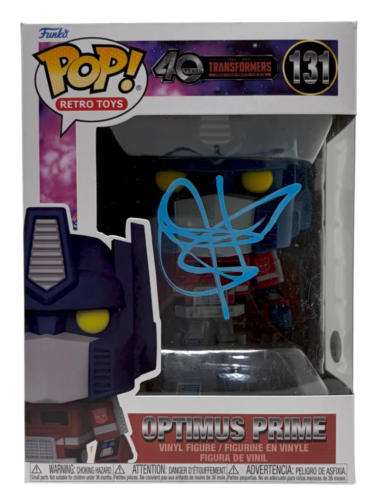 Shia LaBeouf Signed Transformers Optimus Prime Funko Pop #131 Autograph ACOA