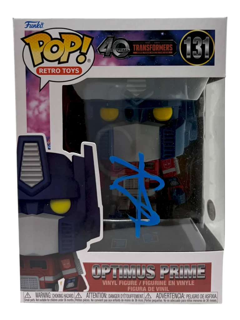 Shia LaBeouf Signed Transformers Optimus Prime Funko Pop #131 Autograph ACOA