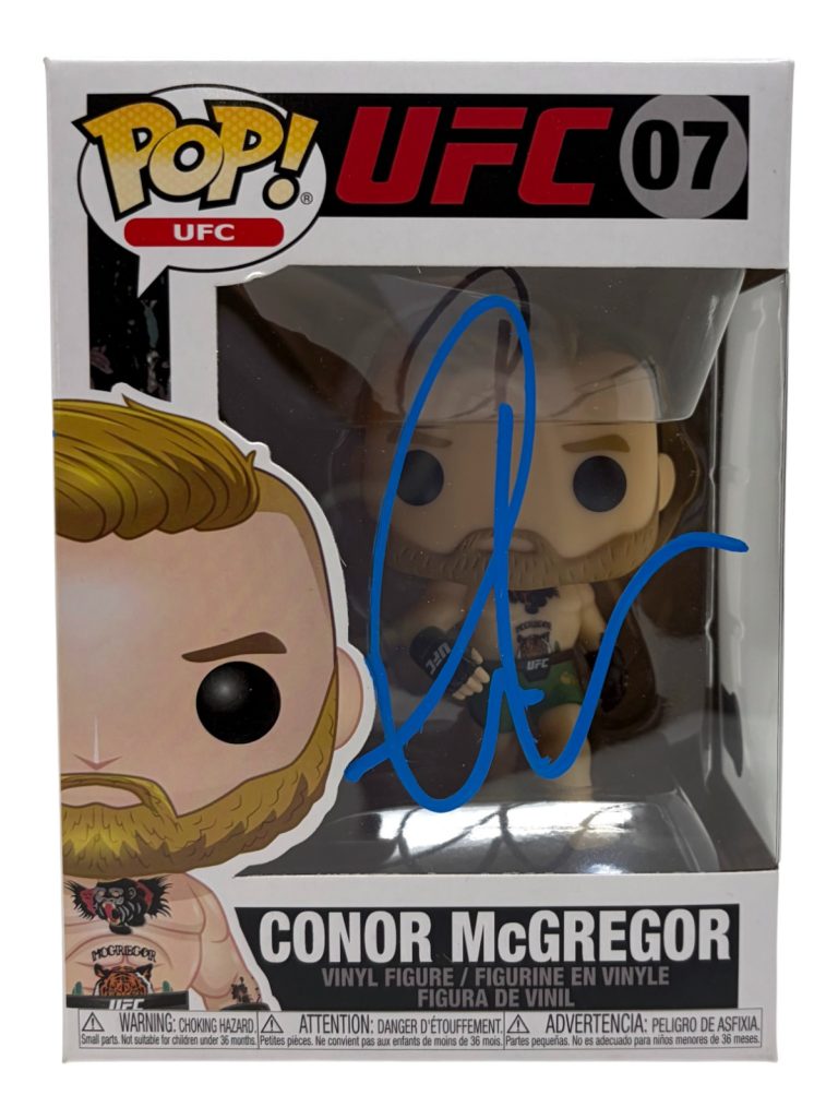 Conor McGregor Signed Autograph UFC Funko Pop #07 Figure MMA Beckett COA