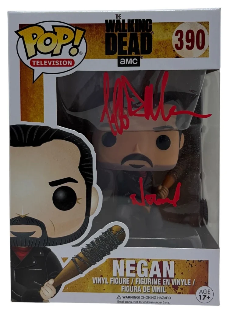 Jeffrey Dean Morgan Signed The Walking Dead Negan Funko Pop #1158 Beckett COA