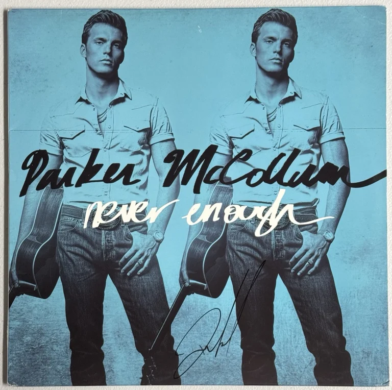 Parker McCollum Signed Autographed Never Enough Vinyl LP PSA/DNA COA