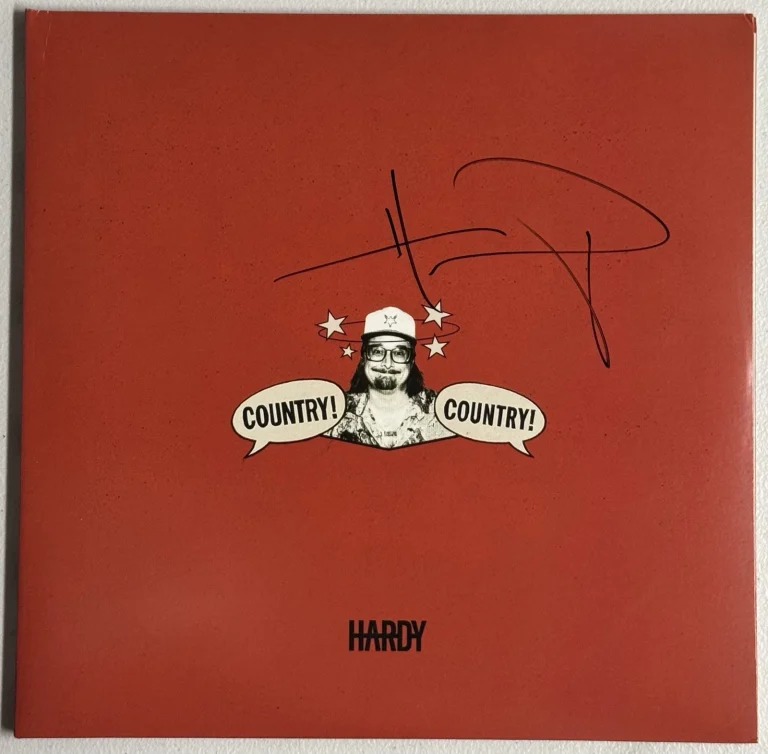 Hardy Signed Autographed “Country! Country!” Vinyl LP PSA/DNA COA