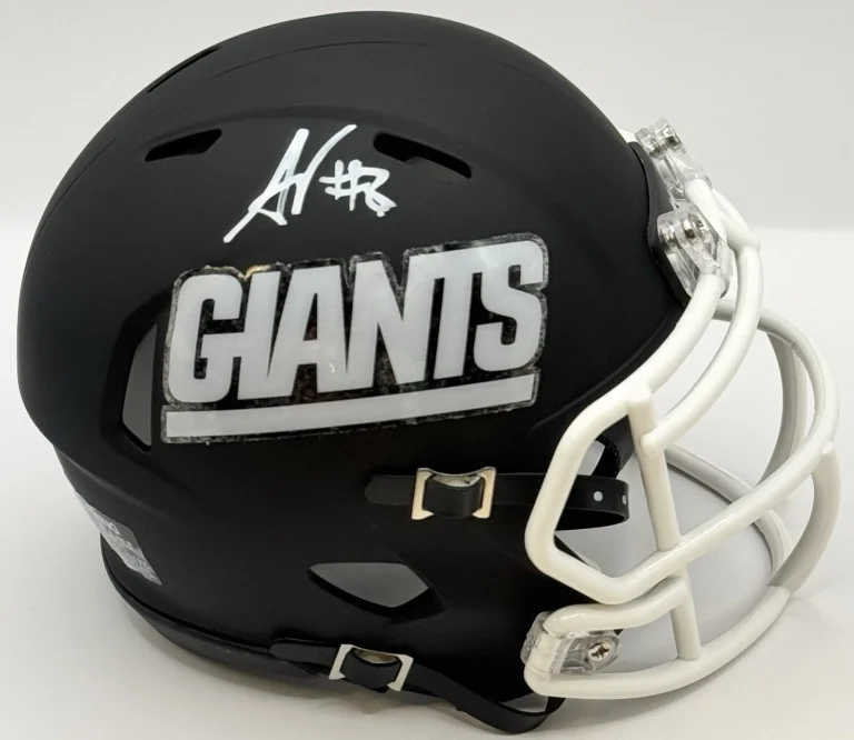 Arvell Reese Signed Autographed New York Giants Mini Helmet PSA/DNA COA