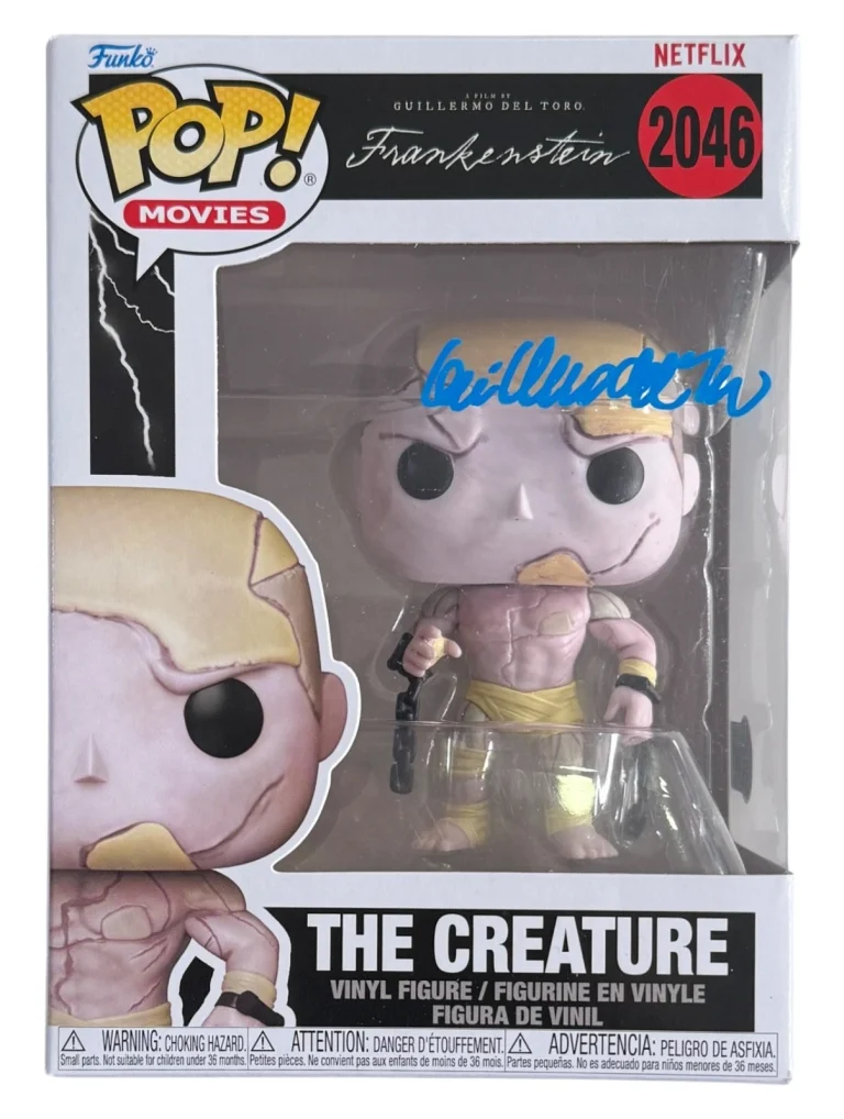 Guillermo Del Toro Signed Frankenstein The Creature Funko Pop Autograph Beckett