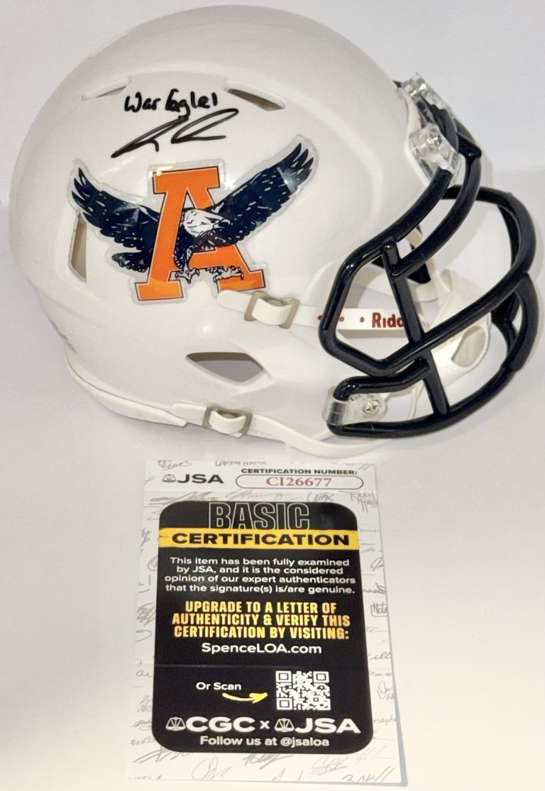 Alex Golesh Signed Autographed Auburn Tigers Mini Helmet JSA COA