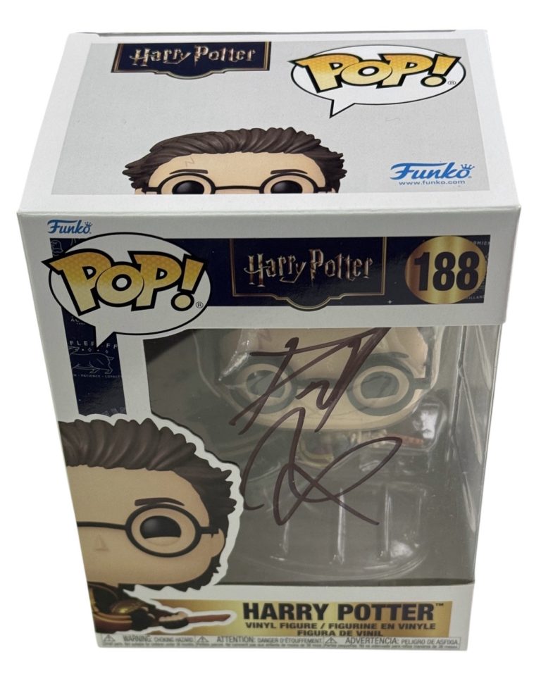 Daniel Radcliffe Signed Harry Potter Autograph Funko Pop #188 Figure Beckett COA