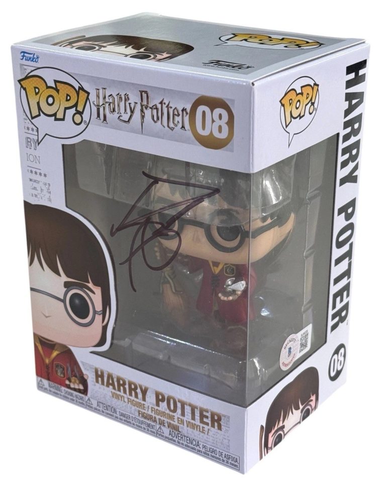 Daniel Radcliffe Signed Harry Potter Funko Pop #08 Autograph Figure Beckett COA