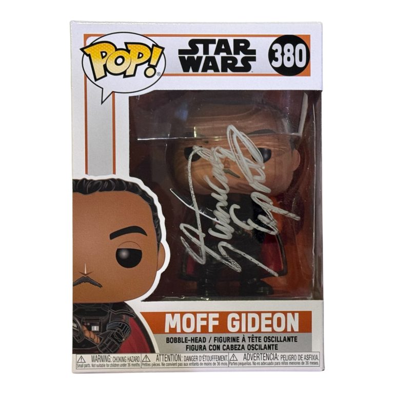 Giancarlo Esposito Signed The Mandalorian Moff Gideon Star Wars Funko Pop BAS