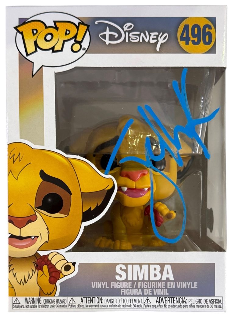 Jeffrey Katzenberg Signed The Lion King Simba Funko Pop Disney Chairman BAS COA