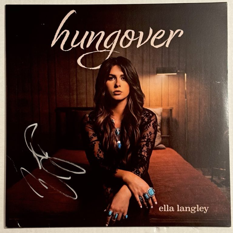Ella Langley Signed Autograph Record Album Vinyl Hungover Country Rare PSA/DNA