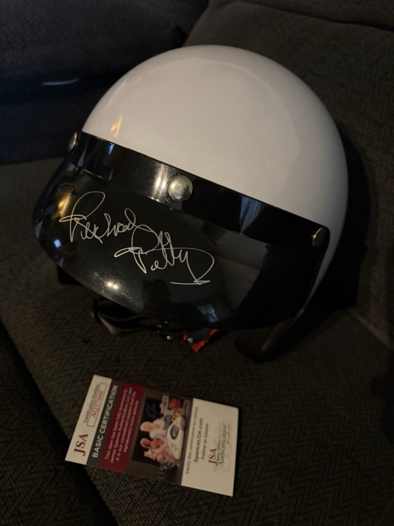 Richard Petty Signed Full Size Open-Faced Helmet New JSA Authenticated COA