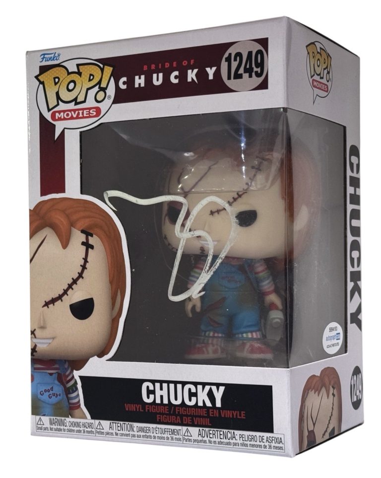 Don Mancini Signed Chucky Funko Pop Bride of Chucky Child's Play Director ACOA
