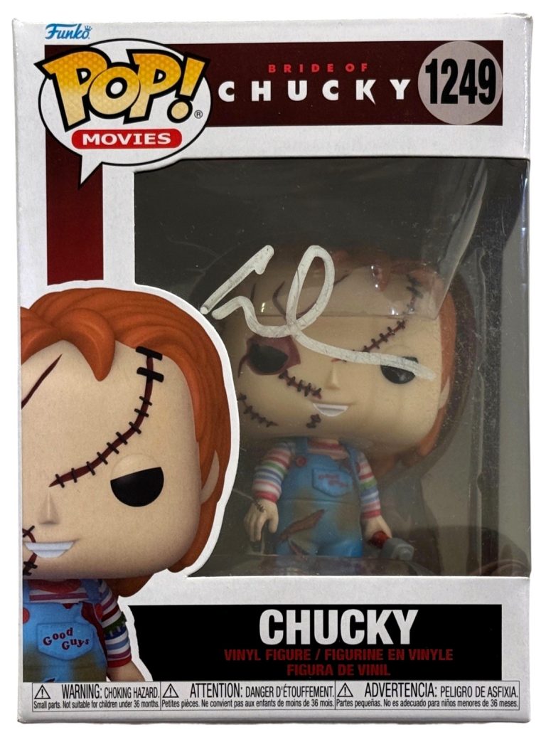 Don Mancini Signed Bride of Chucky Chucky Funko Pop Child's Play #1249 ACOA COA