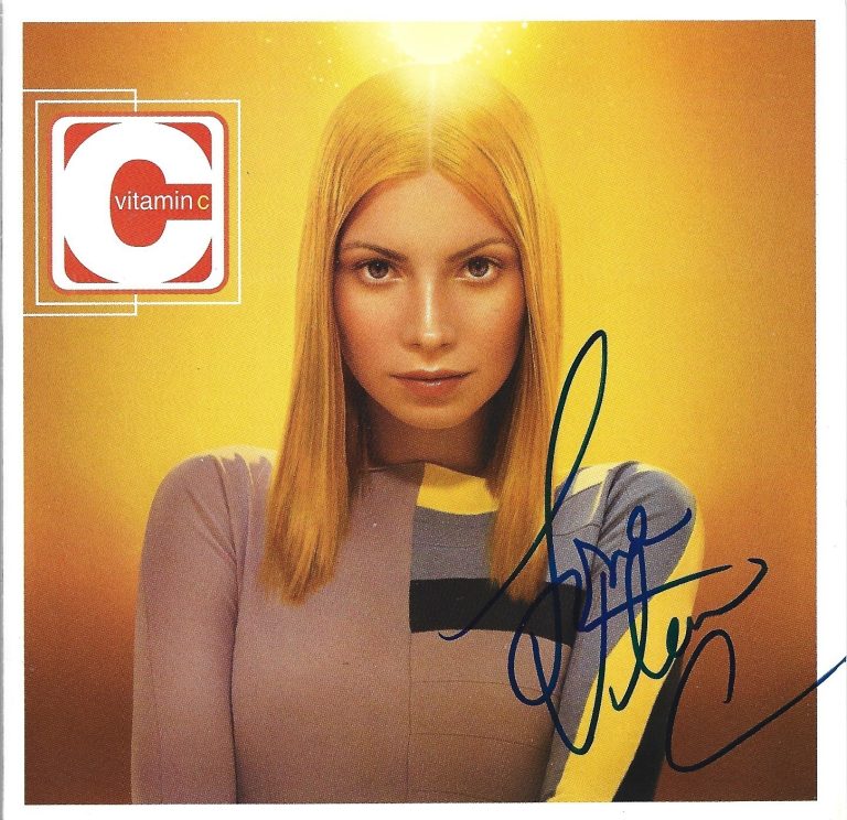 Vitamin C singer REAL hand SIGNED Self-Titled CD COA Autographed Graduation