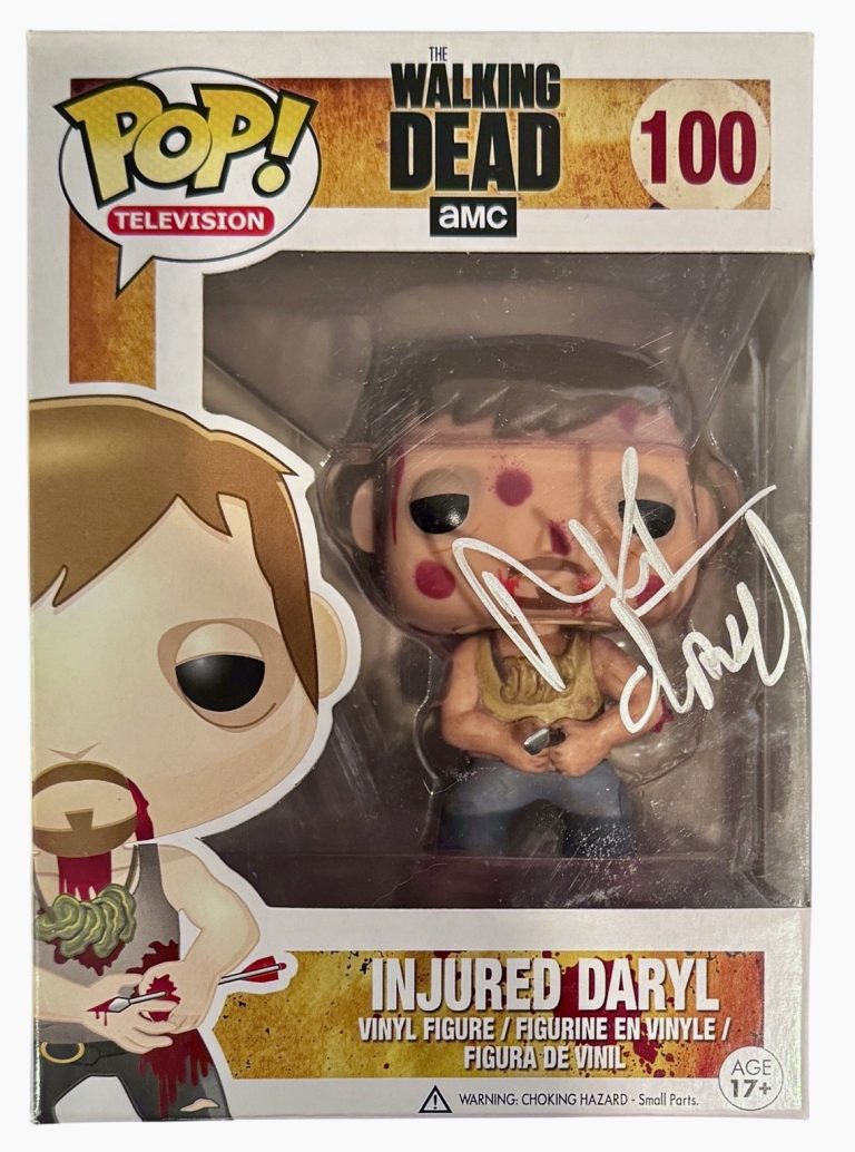 Norman Reedus Signed The Walking Dead Injured Daryl Funko Pop Autograph Beckett