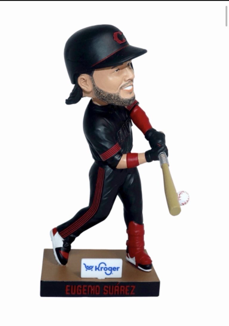 CINCINNATI REDS Eugenio Suarez BOBBLEHEAD 6/24/26 New 2026 NIB City Connect Pre