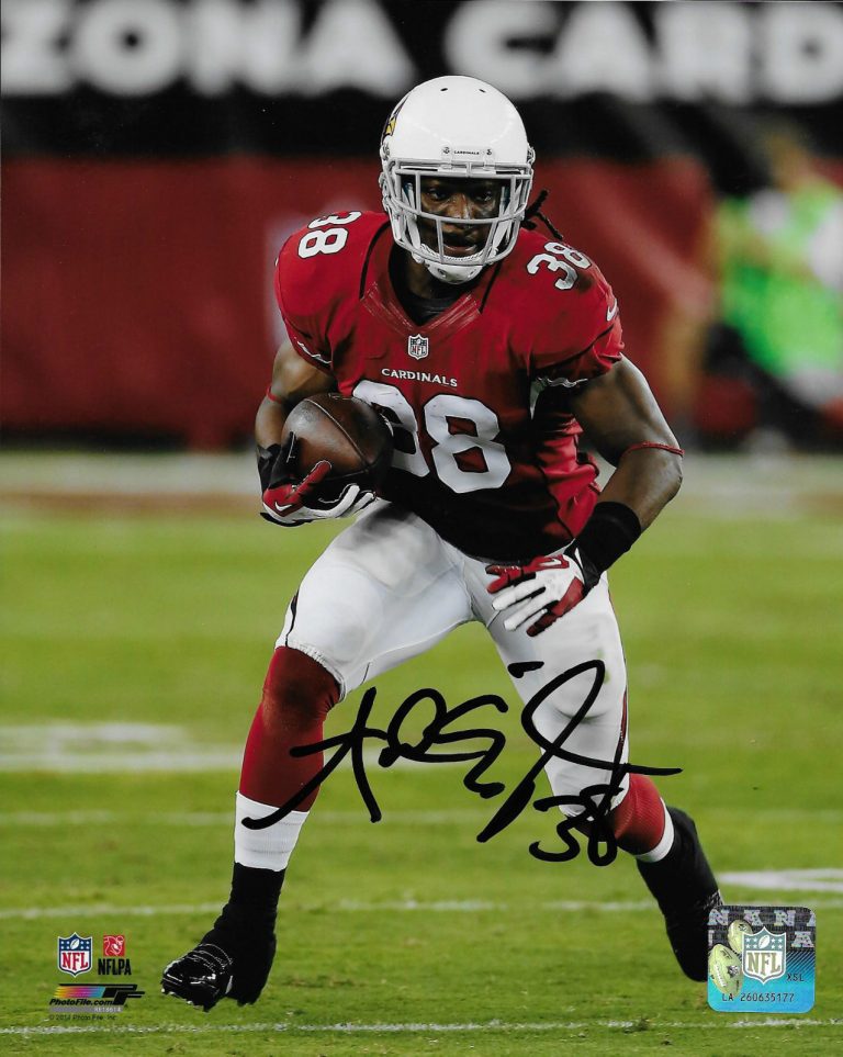 Arizona Cardinals #38 ANDRE ELLINGTON Signed Autographed Football Photo COA!!