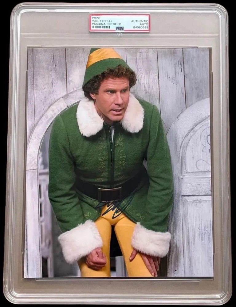 Will Ferrell Signed Autographed Buddy Elf 8x10 Photo Auto Psa/Dna Encapsulated