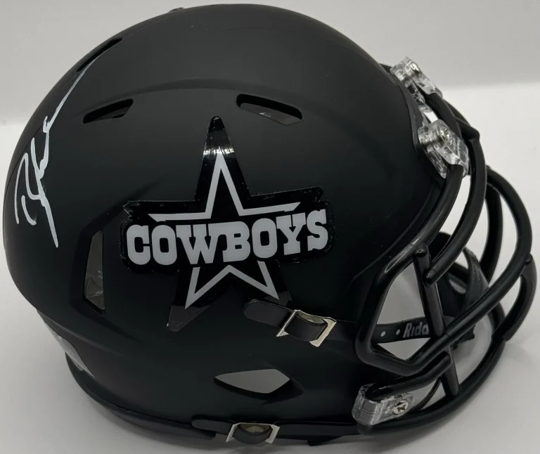Brian Schottenheimer Signed Autographed Dallas Cowboys Mini Helmet PSA/DNA Read
