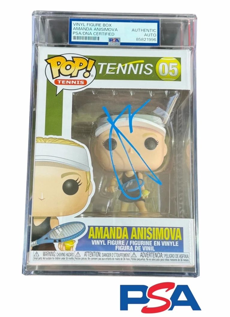 Amanda Anisimova Signed Tennis Funko Pop #05 PSA/DNA ENCAPSULATED AUTO WTA TOUR