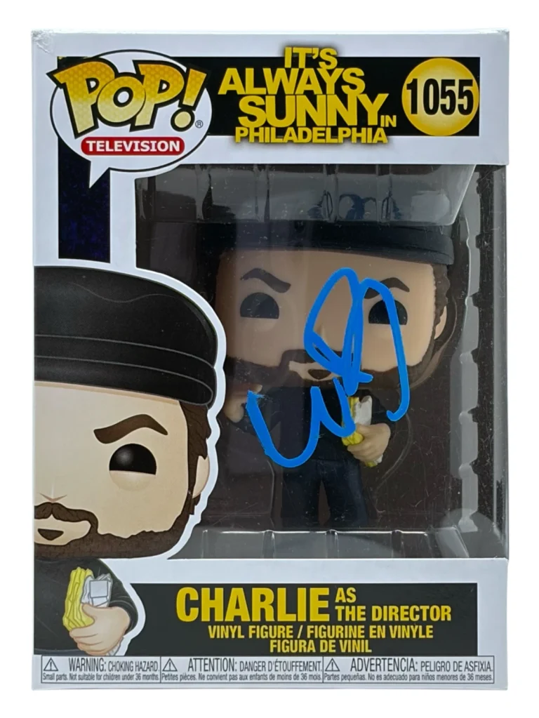 Charlie Day Signed It's Always Sunny Charlie As The Director Funko Pop 1055 BAS