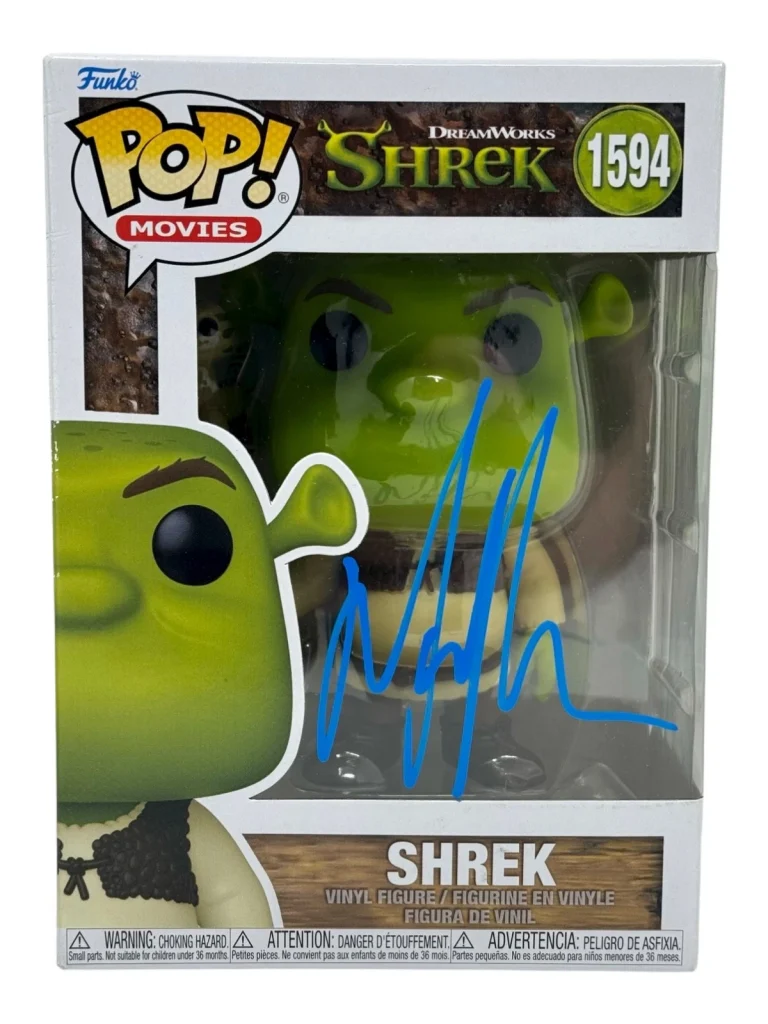 Mike Myers Signed Autograph Shrek Funko Pop Dreamworks 1594 JSA COA