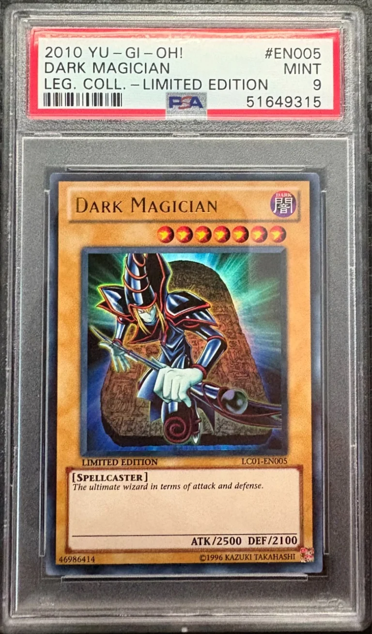 2010 YU-GI-OH! LEGEND COLLECTION #EN005 DARK MAGICIAN PSA 9