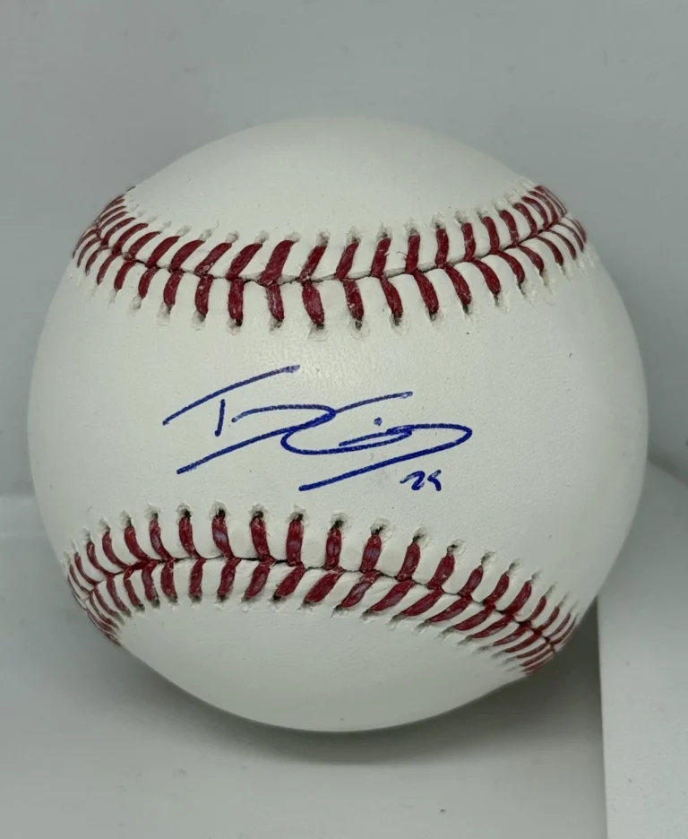 TJ Friedl Cincinnati Reds signed Official MLB Baseball Ball Beckett Witnessed