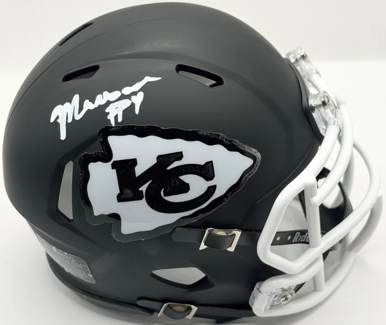 Mansoor Delane Signed Autographed Kansas City Chiefs Mini Helmet PSA/DNA COA