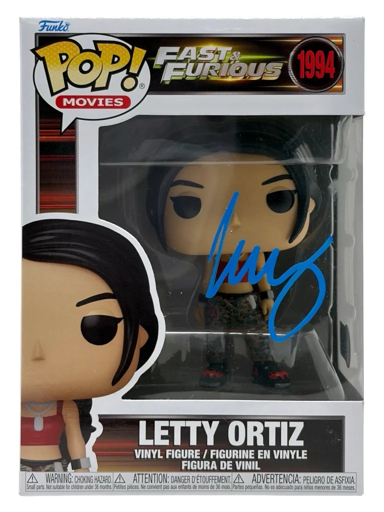 Michelle Rodriguez Fast & Furious Signed Letty Ortiz Funko Pop #1994 Beckett COA