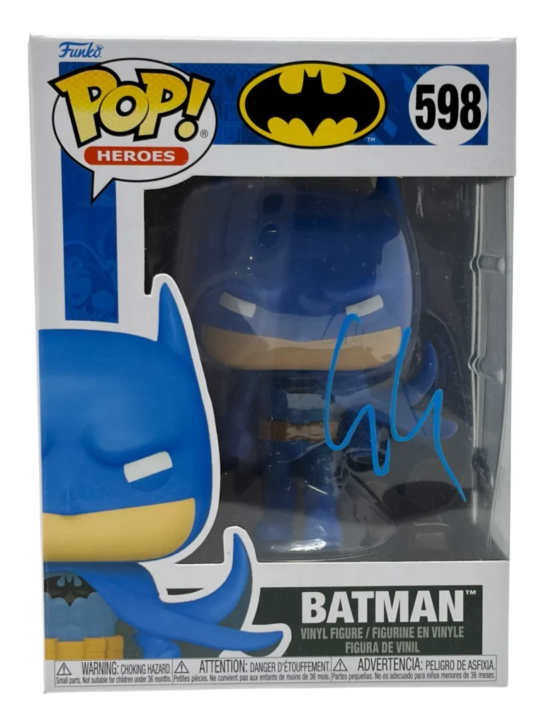 George Clooney Signed Batman Funko Pop #598 Batman & Robin Autograph Beckett COA