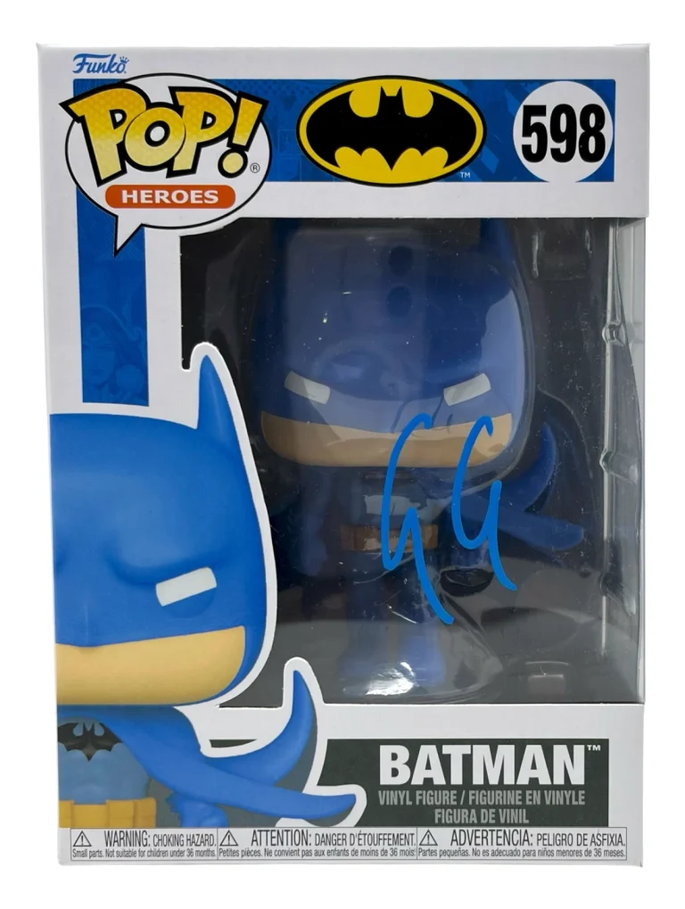 George Clooney Signed Batman Funko Pop #598 Batman & Robin Autograph Beckett COA